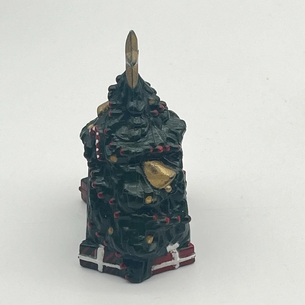 Christmas Napkin Rings Christmas Tree Shape Gold‎ Star Resin 3